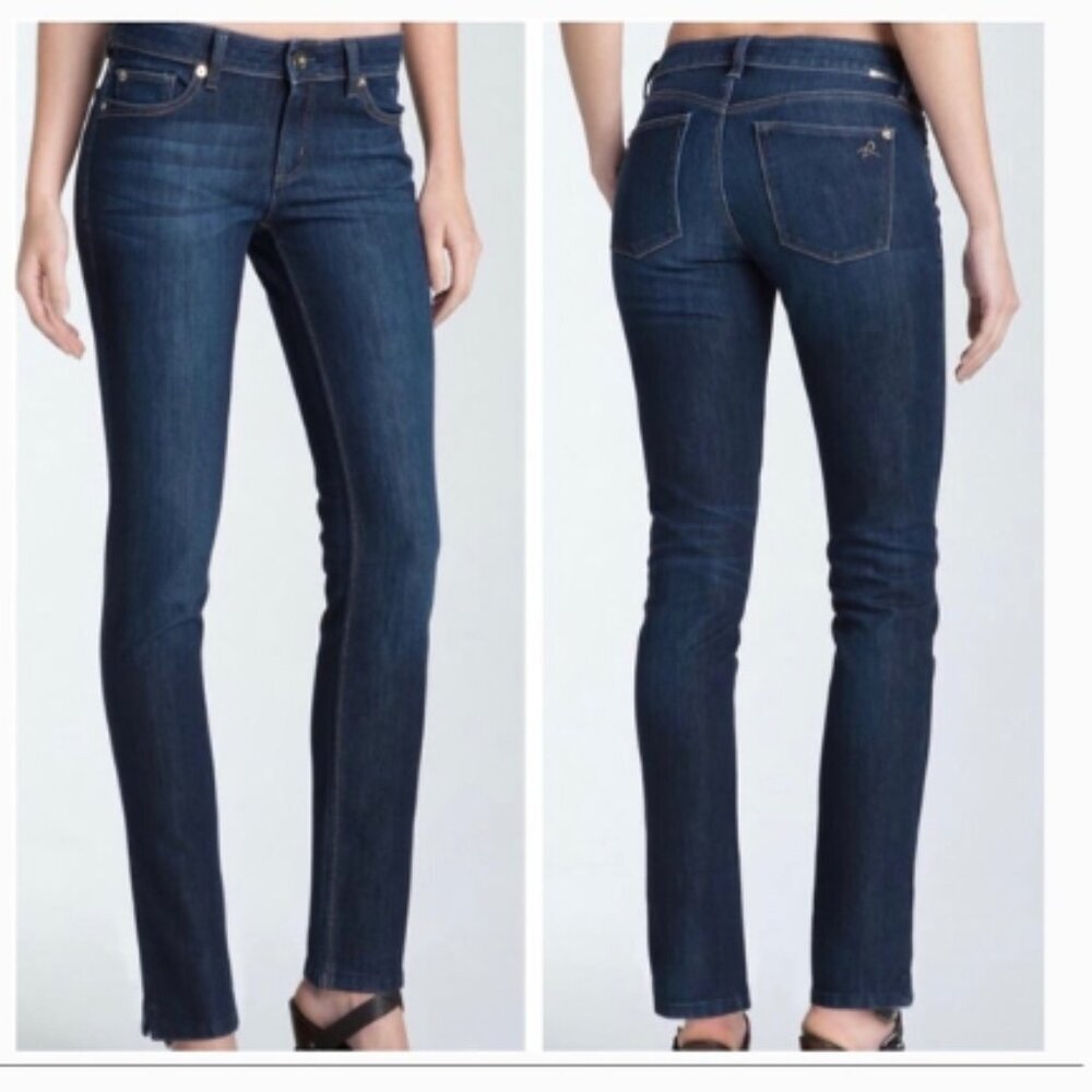 DL1961 Blue Angel Mid Rise Skinny Ankle Park 360 Comfort Stretch Denim Jeans 27